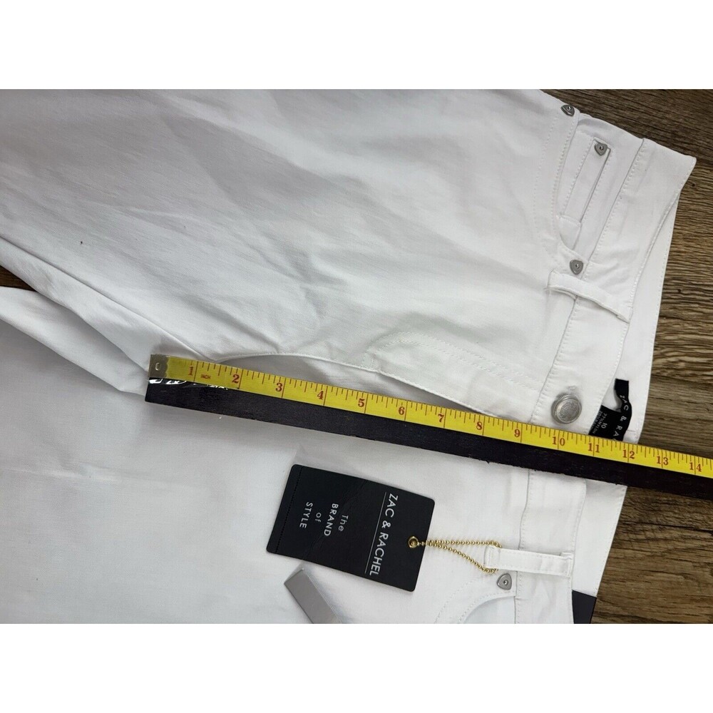 NEW ZAC & RACHAEL Women's Jeans White Size 10 - Picture 8 of 15